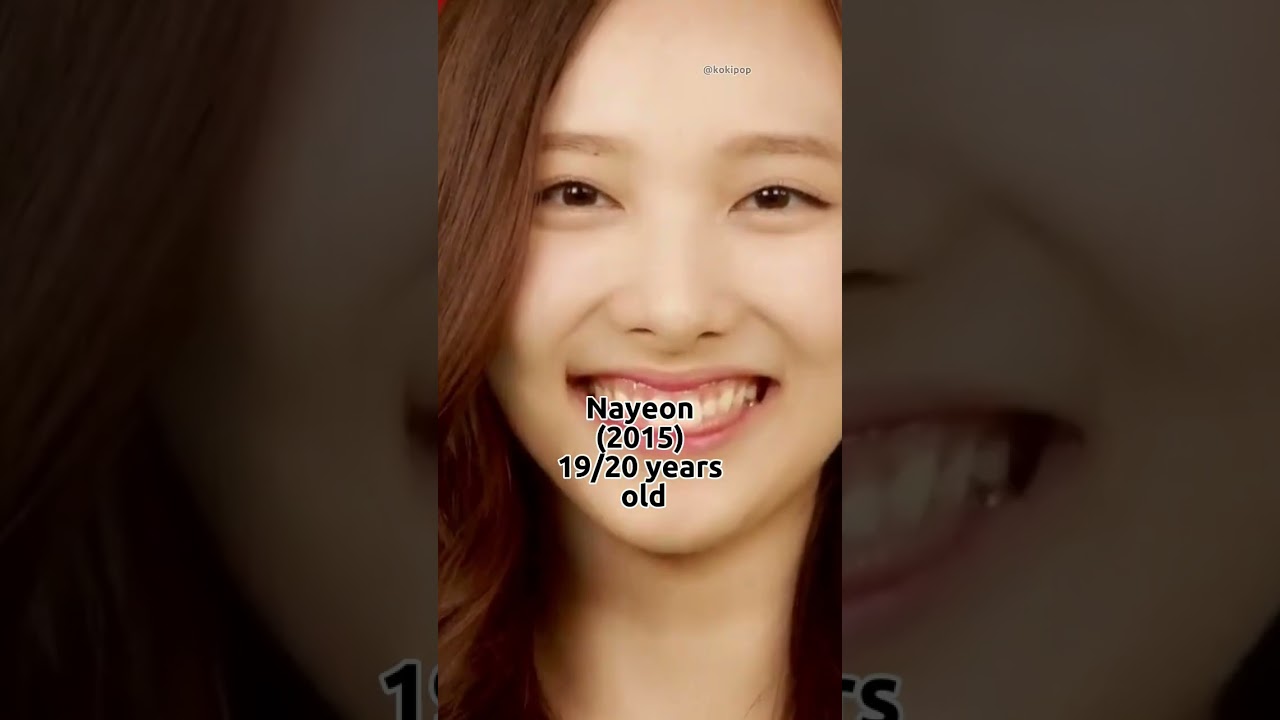 Im nayeon evolution over the years 