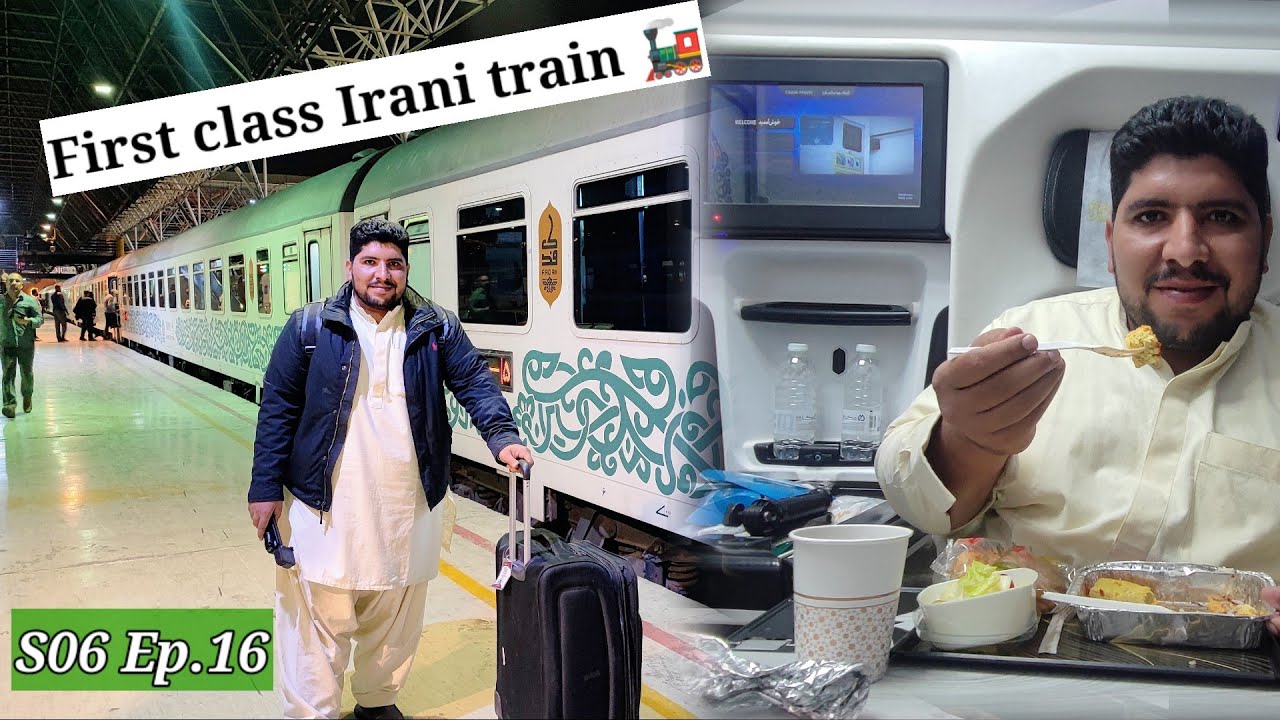 WORLD'S BEST TRAIN JOURNEY IN IRAN | S06 Ep.16 | Pakistan to Iran by road travel | Fadak train