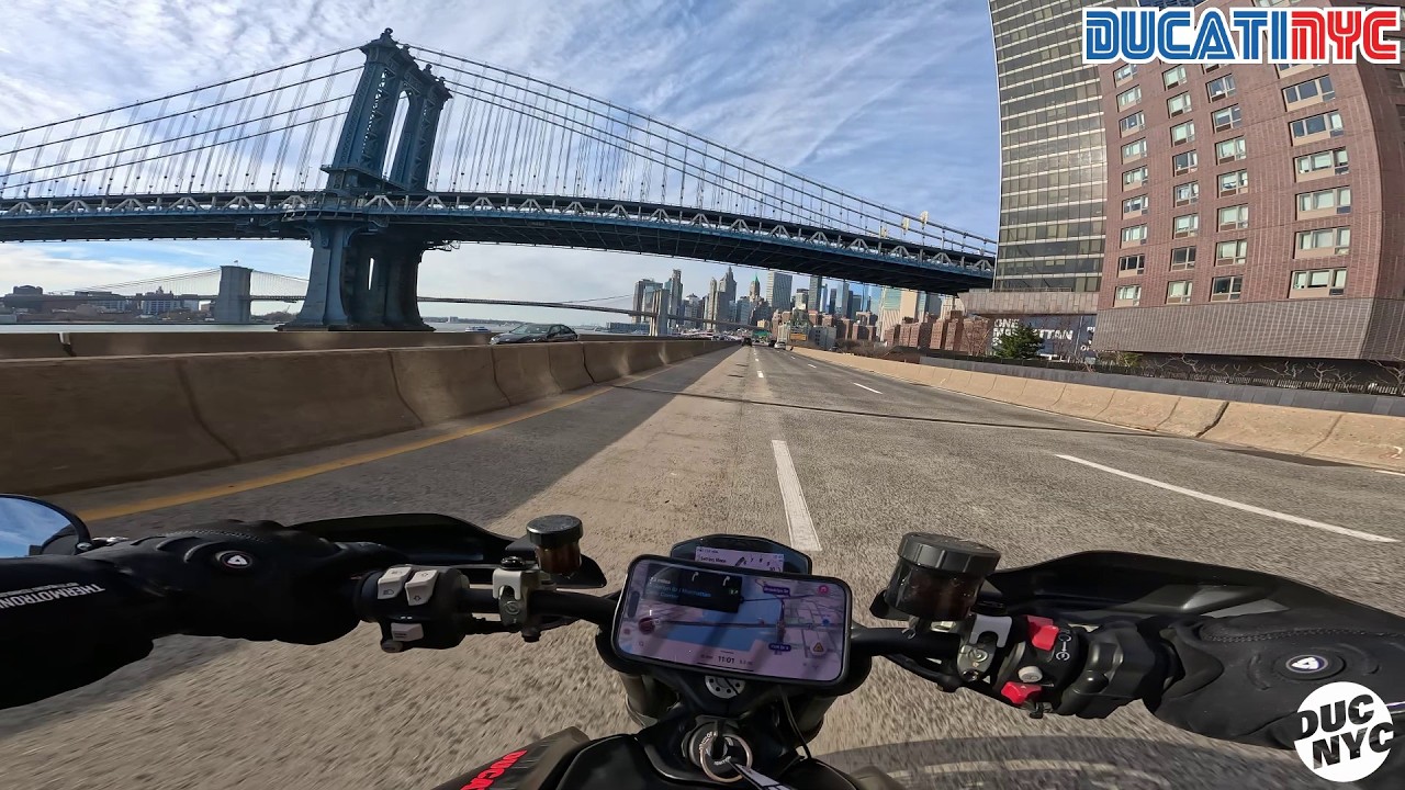 riding New York City, fast - FDR to Brooklyn Bridge split