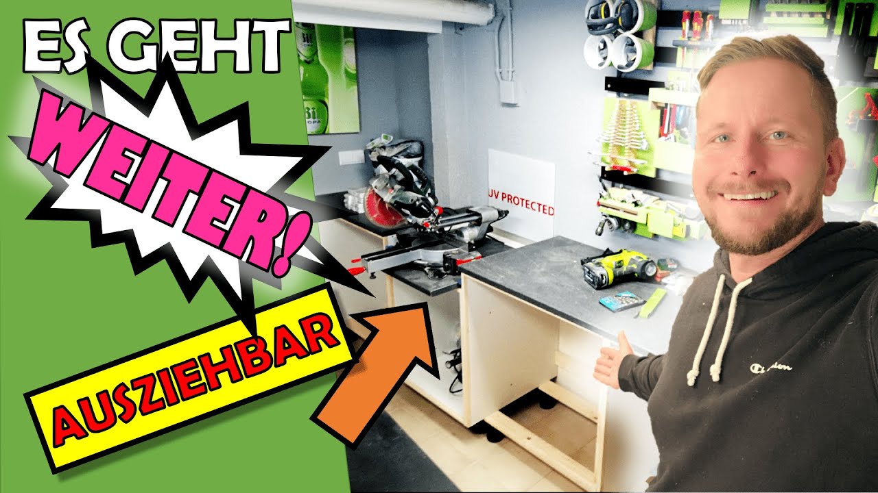 WERKSTATT UMBAU TEIL 2 - KAPPSÄGEN STATION für Metabo KGS 216 M!