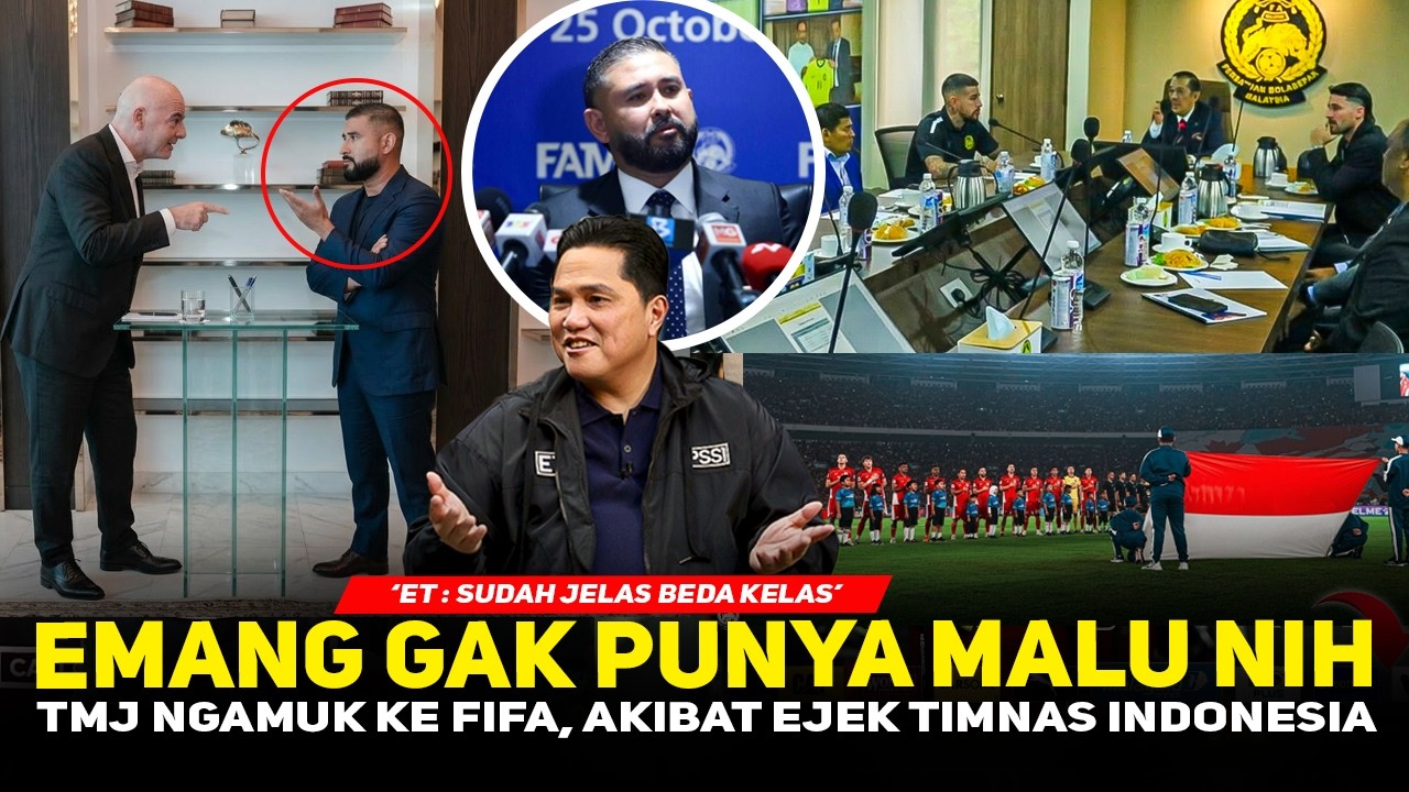 NIAT TIRU INDONESIA MALAH BUNTUNG❗️Erick Thohir skakmat TMJ, Malaysia diambang kehancuran