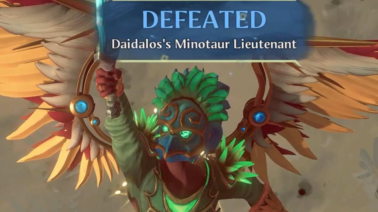 Daidalos's Minotaur Lieutenant - Immortals Fenyx Rising