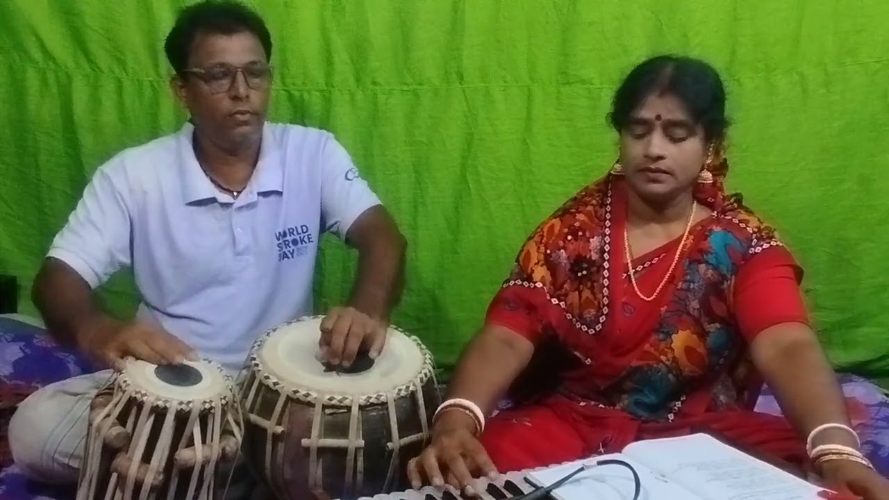 মালা কার লাগিয়া গাথি। শিল্পী @ কনক লতা মন্ডল। তবলায় @ অতীন মল্লিক। # song # Bangla song.
