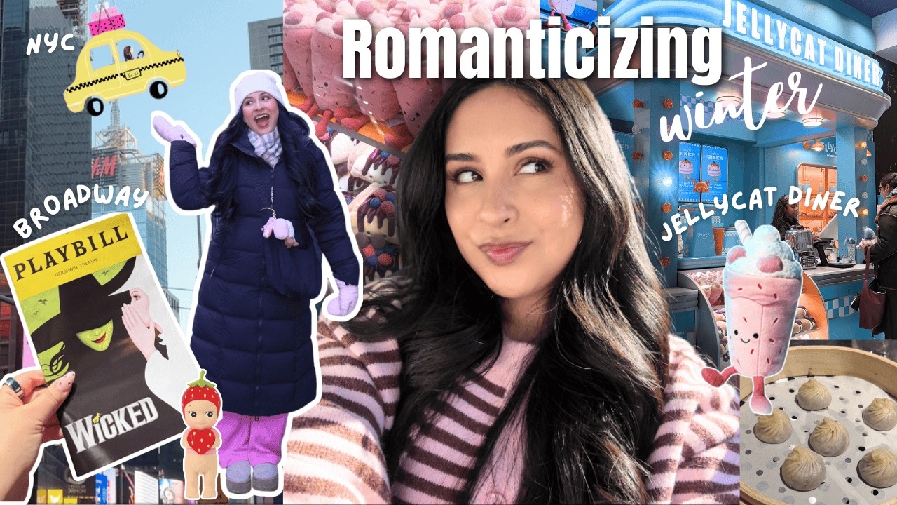 celebrating my birthday in New York City during the coldest day... Jellycat Diner, Wicked + more