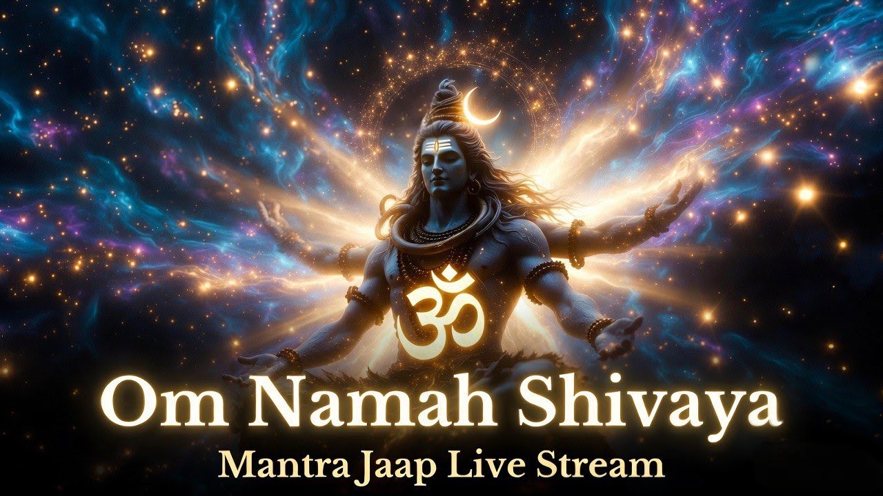 Om Namah Shivaya Mantra Jaap 🕉️ | Peaceful Meditative Shiva Chanting Live | Feel the Divine Within
