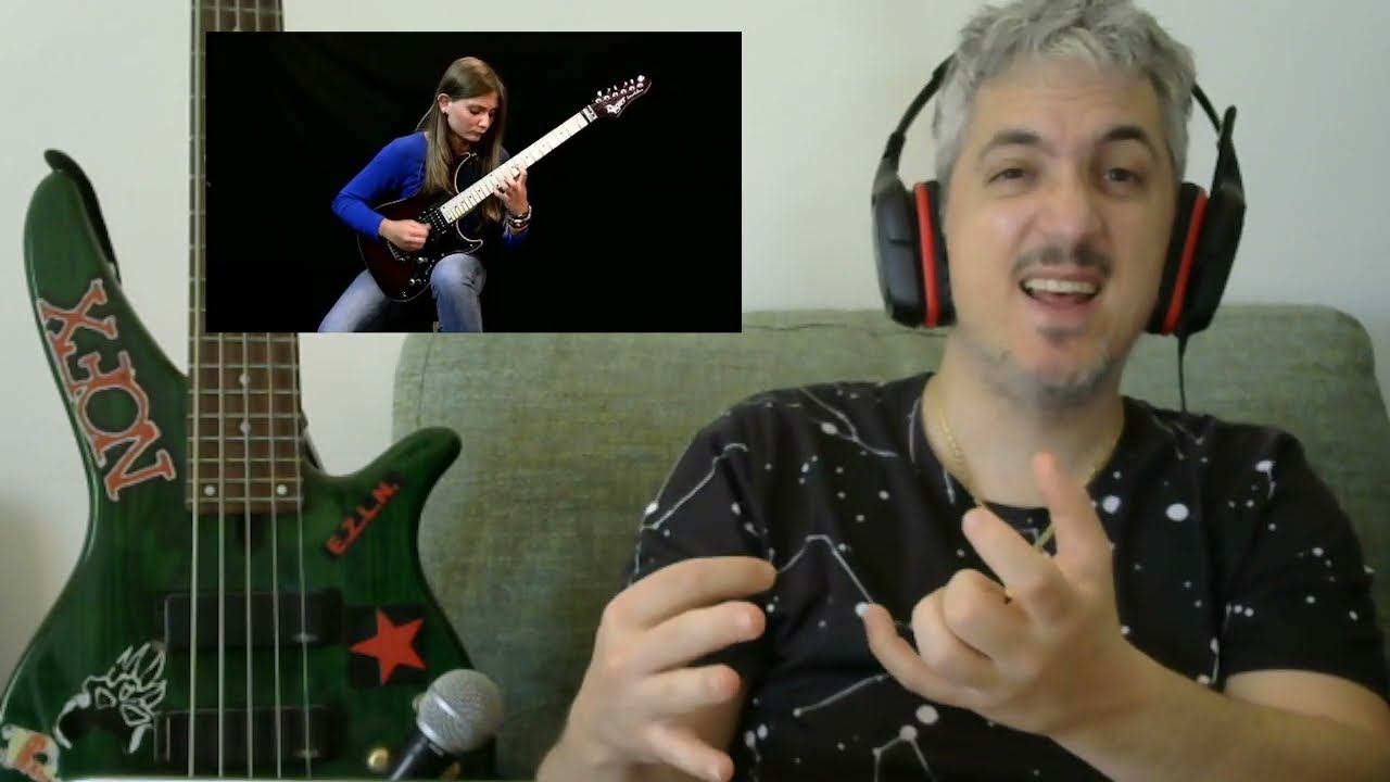 Tina S Moonlight Sonata (Ludwig van Beethoven cover) reaction Punk Rock Head musician James Giacomo