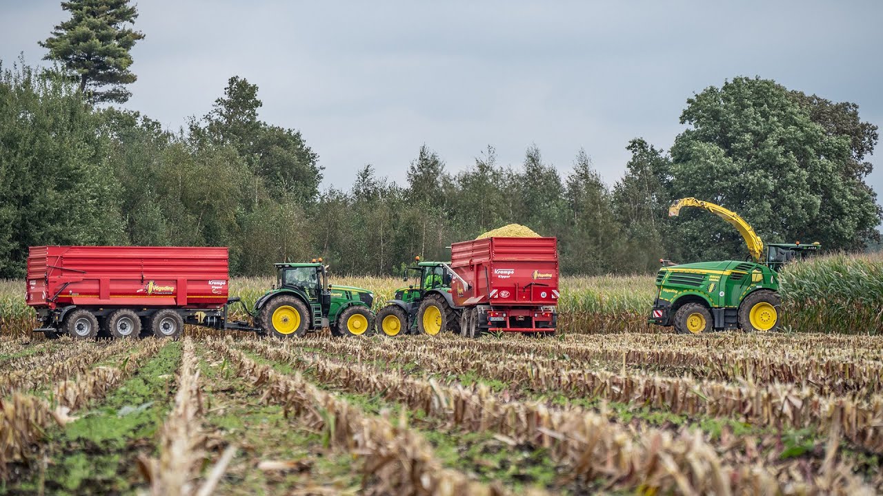 Mais 2023 / John Deere 8800i / Agrarservice Vögeding / Maize silage