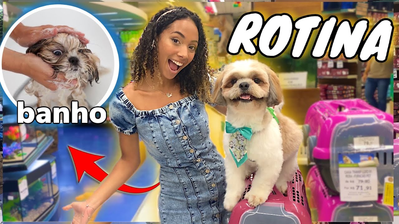 MINHA NOVA ROTINA COM MEU CACHORRO! 🐶