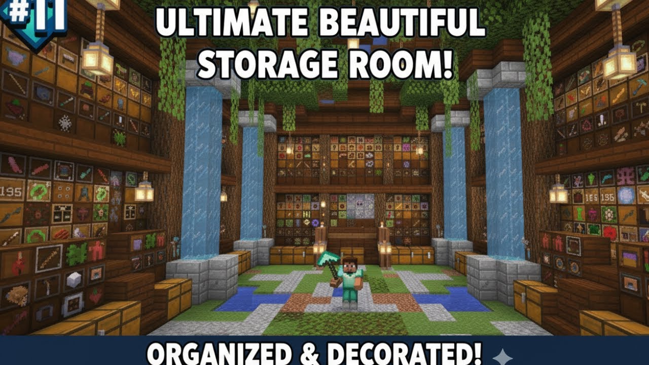 I Finally Built My Mega Storage Room! 🔥 | Minecraft Survival Hindi