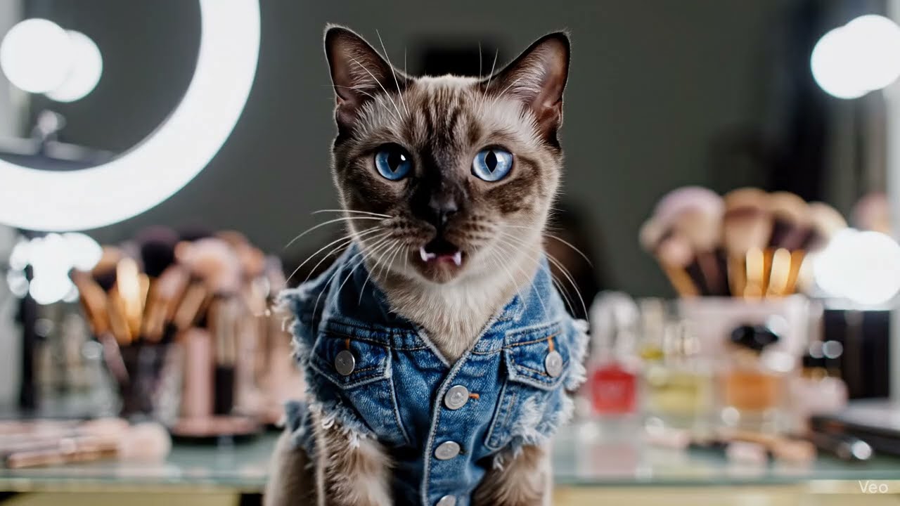 CAT does GRWM MODERN CAT😂😂😂😂😂😂😂😂😂