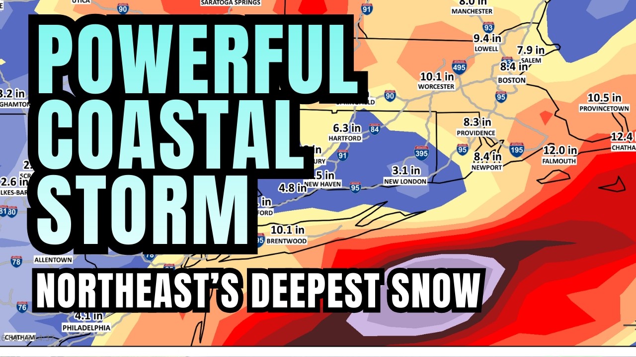 Powerful Coastal Storm Near the Northeast & MidAtlantic