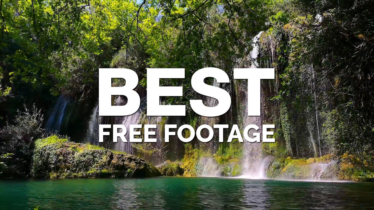 Free Stock Footage Relaxing Nature beach and Waterfalls | No Copyright Video