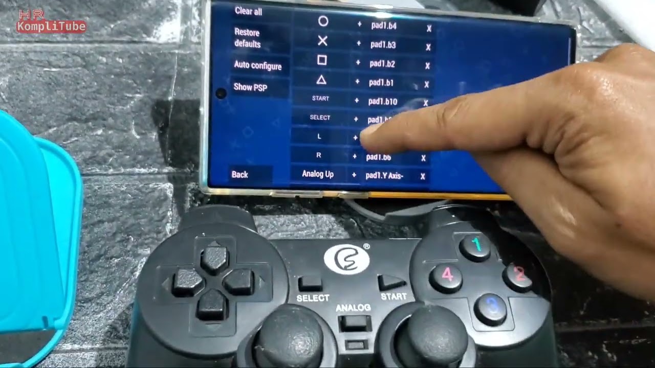 Cara Mengaktifkan Tombol Stik USB di PPSSPP