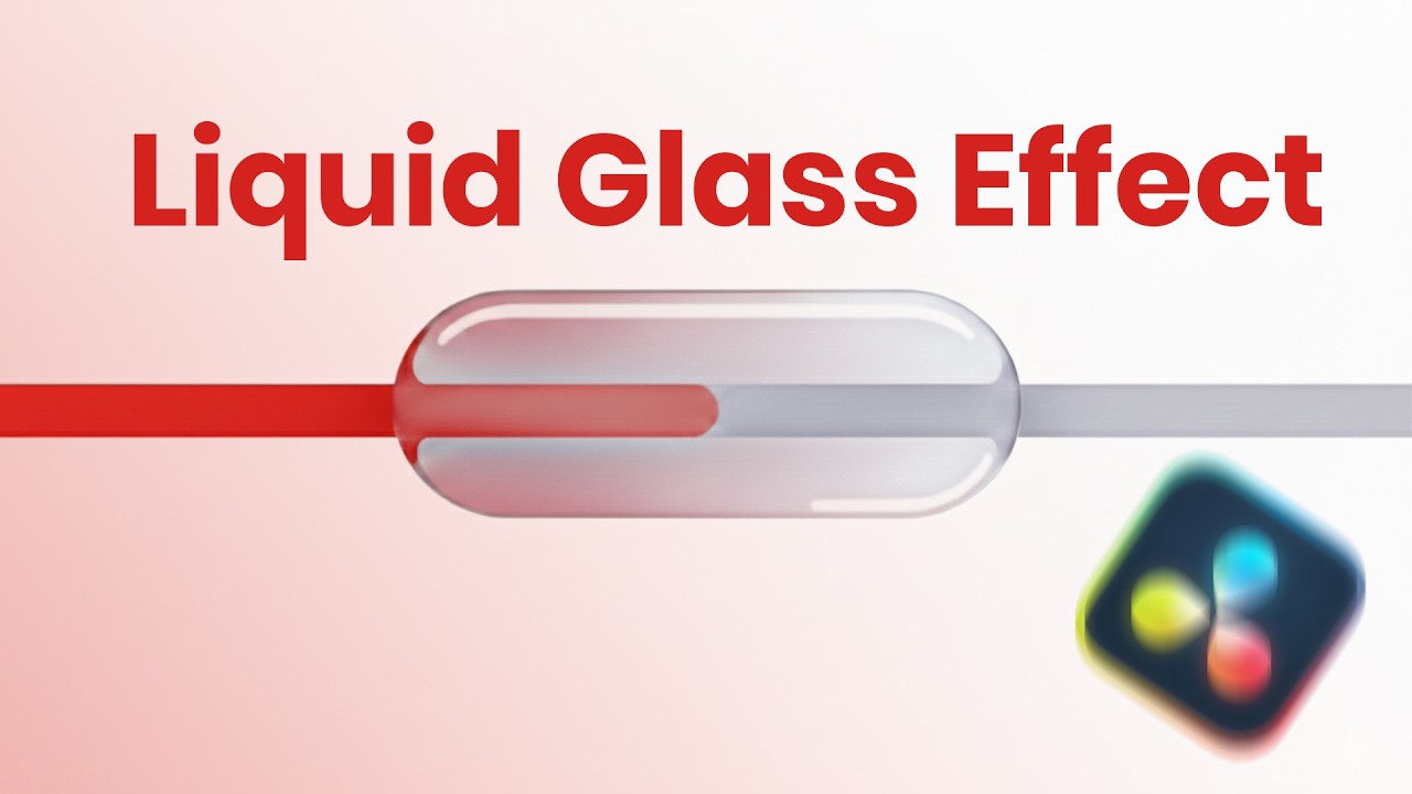 How to do the Liquid Glass Effect in Davinci Resolve