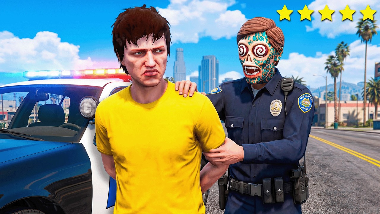 Pretending to be a POLICE OFFICER in GTA!
