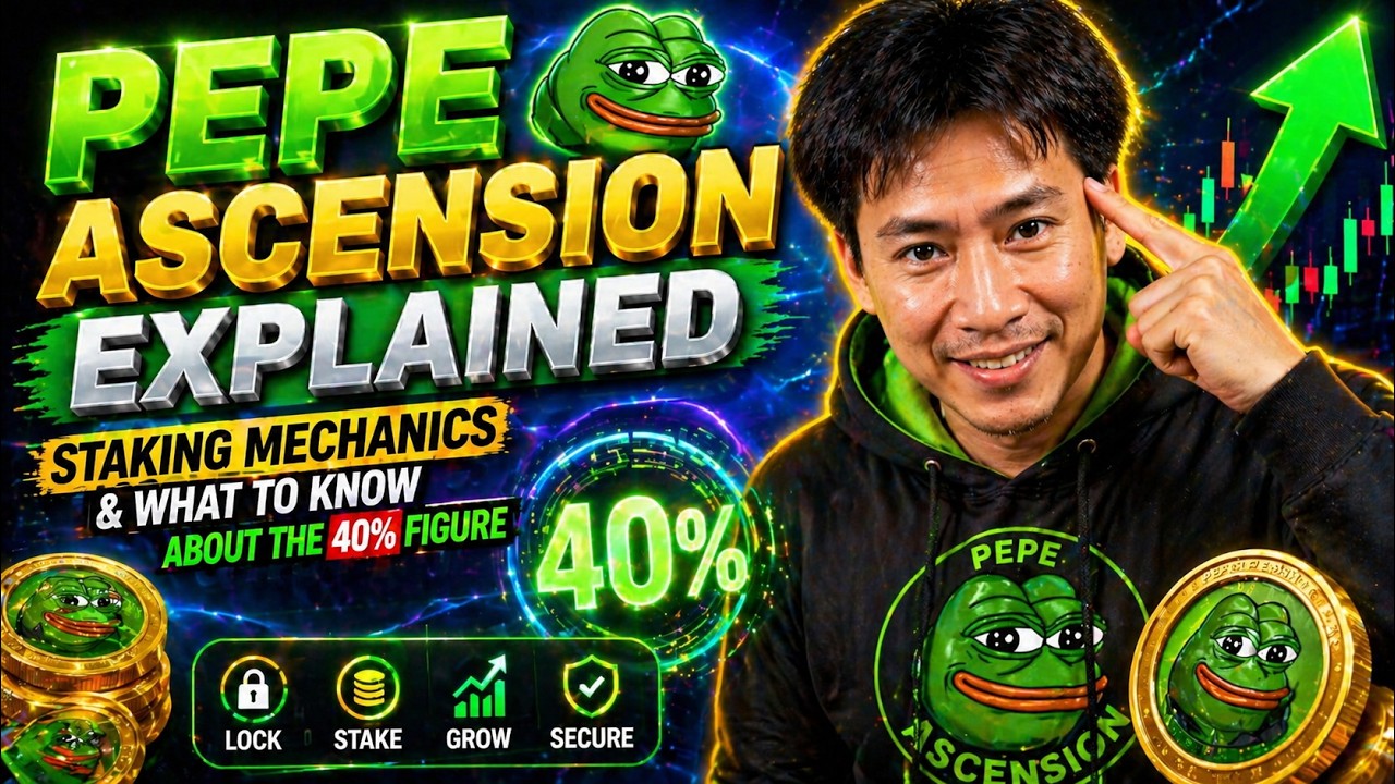Pepe Ascension Explained 🐸 | Staking Mechanics & What to Know About the 40% Figure