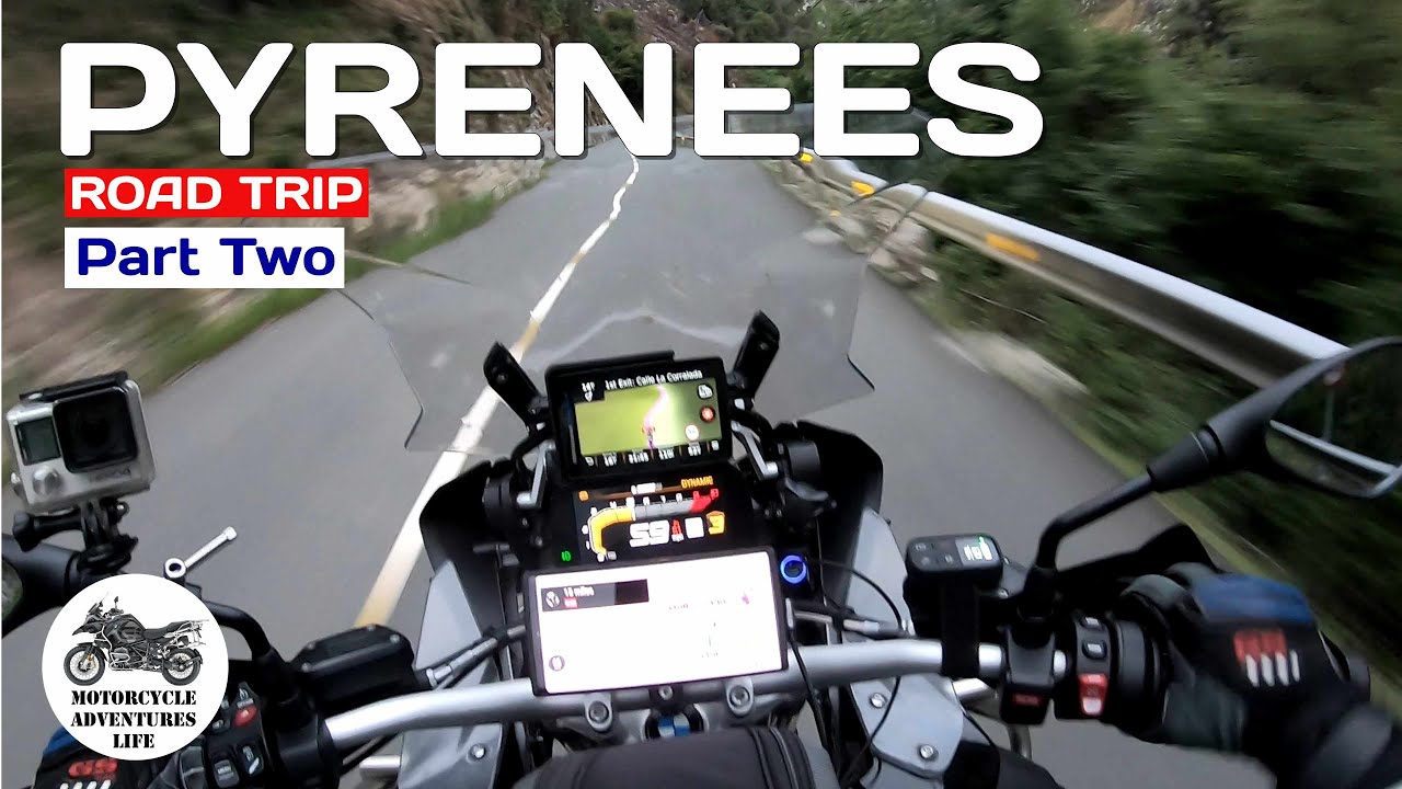 Pyrenees Motorcycle Road Trip - Motorcycle Tour on BMW R1200GS Adventure - Part two France to Spain