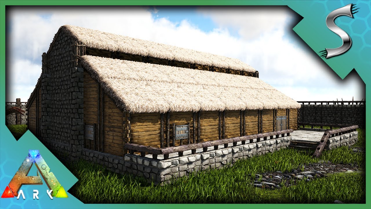 I BUILT A HOUSE BUT NOW ITS UNDER THREAT FROM A SPINO ATTACK! - Modded ARK The Hunted [E28]