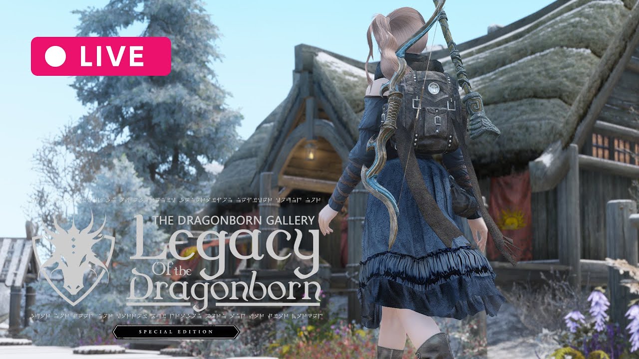 【SkyrimSE LotD編60】新しくなったRustic Clothes SMPで  Legacy of the Dragonborn  [Live #174]