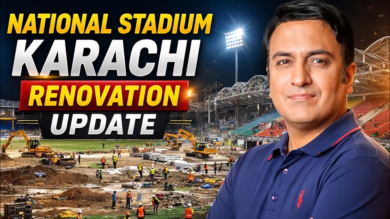 Exclusive V-Log | National Stadium Karachi complete Renovation updates Inside for PSL 2026 & after 