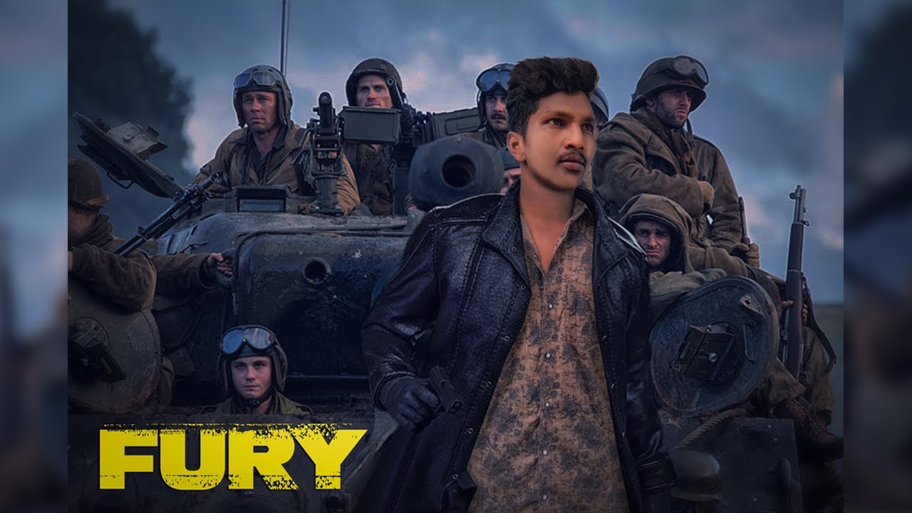 Photohop Manipulation Tutorial // Creative Poster FURY Movie Poster // BK Creations
