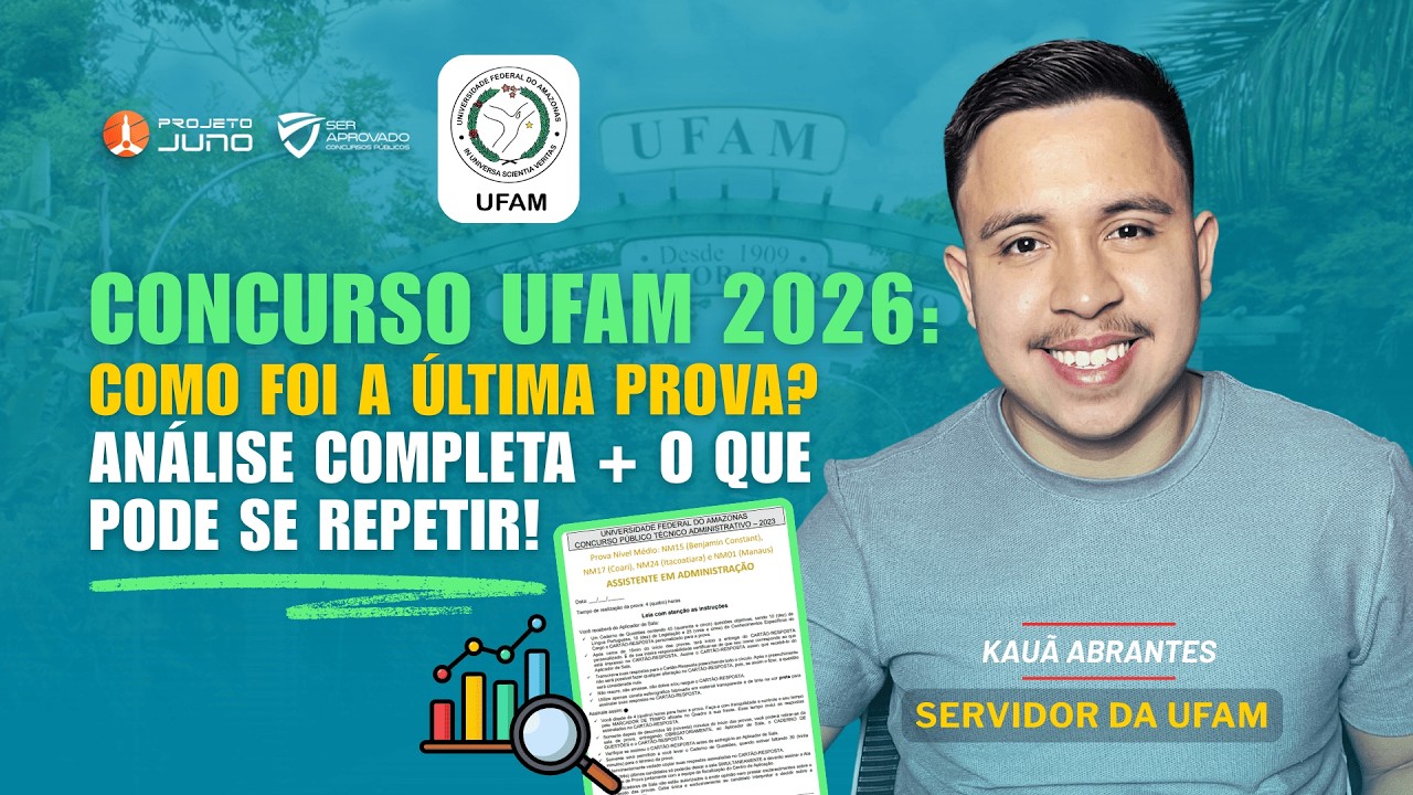 Concurso UFAM 2026: Como Foi a Última Prova? Análise Completa + O Que Pode se Repetir!