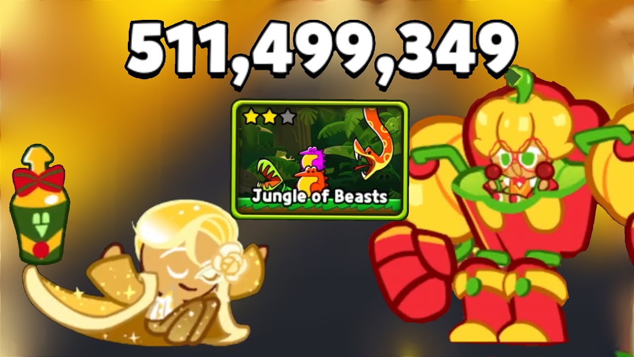 Sparkling cookie lands end 500M No invocation card | Time for a party [ Cookierun Ovenbreak ]