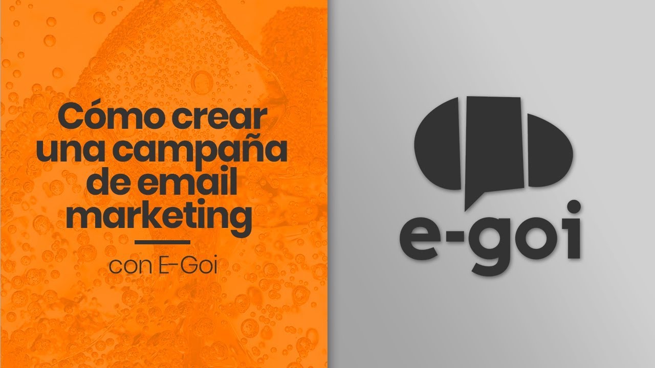 Cómo crear una campaña de email marketing con E-Goi