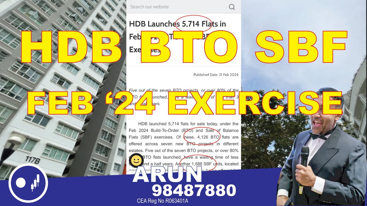 HDB BTO & SBF Exercise Feb 2024 is on now. Go register!
