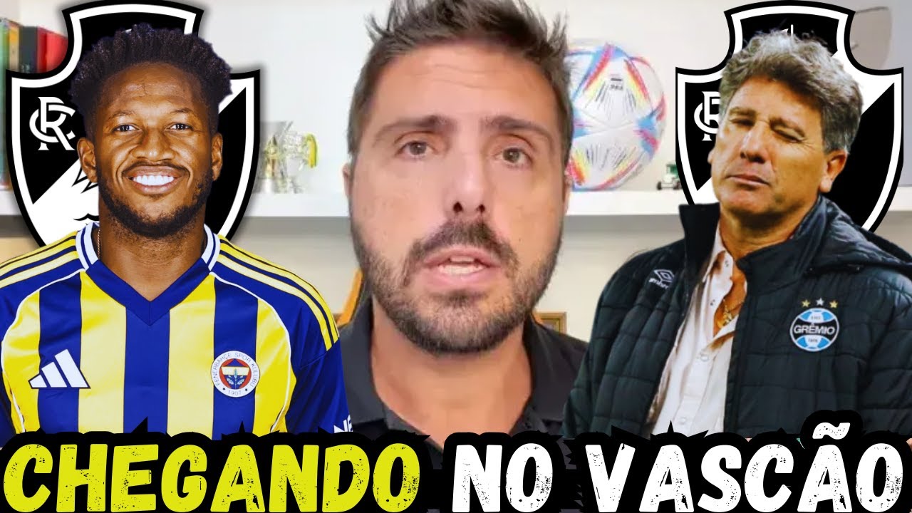 🚨URGENTE🚨ALVO CERTO! VASCO TEM O SIM PARA FECHA COM RENATO GAUCHO VOLANTE FRED ACERTADO CONFIRA!