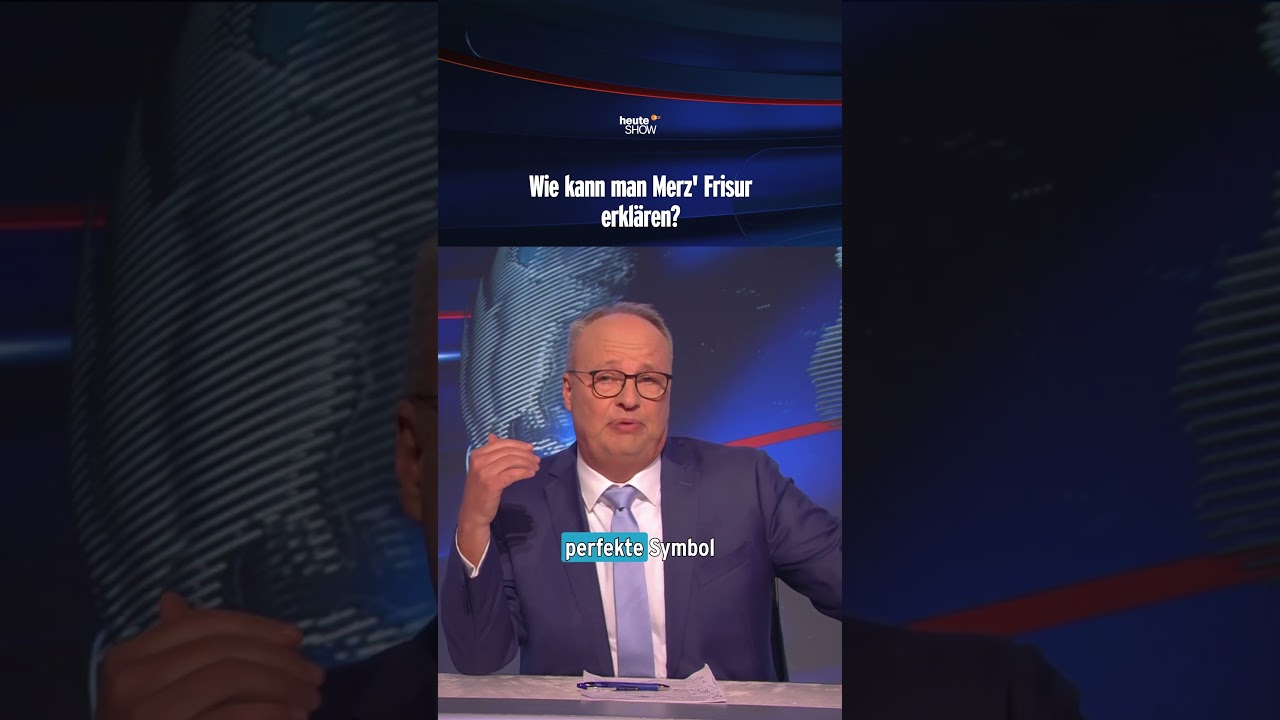Wie kann man Merz' Frisur erkl&auml;ren? | heute-show #shorts