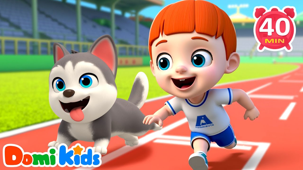 幼兒園運動會 🏃‍♀️🏅｜運動啟蒙｜團隊合作學習｜快樂競賽動畫🎵｜寶貝多米