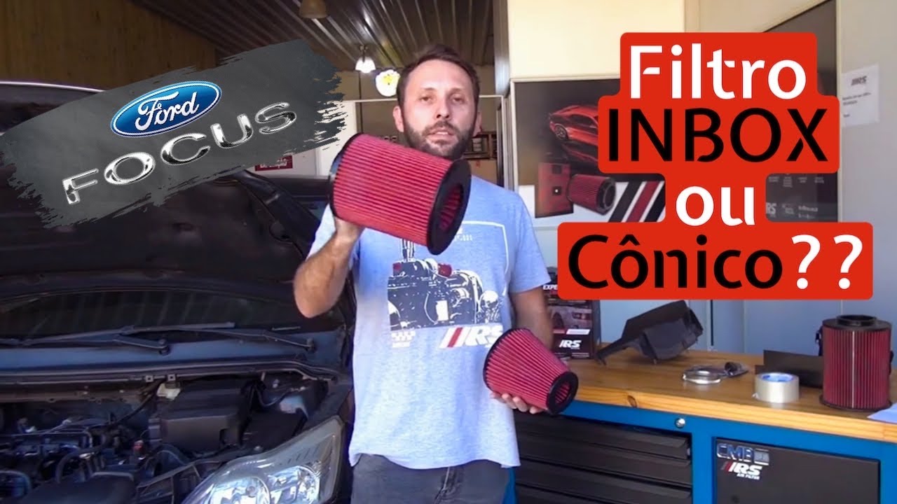 Filtro de Ar Esportivo INBOX ou Cônico no FORD FOCUS???