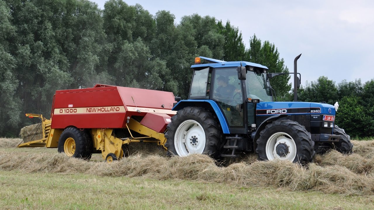 Ford 8340 & New Holland D 1000 - hooi persen