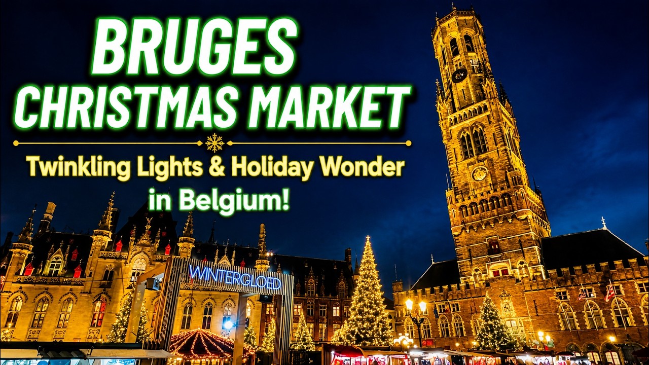 Bruges Christmas Market – Twinkling Lights & Holiday Wonder in Belgium!