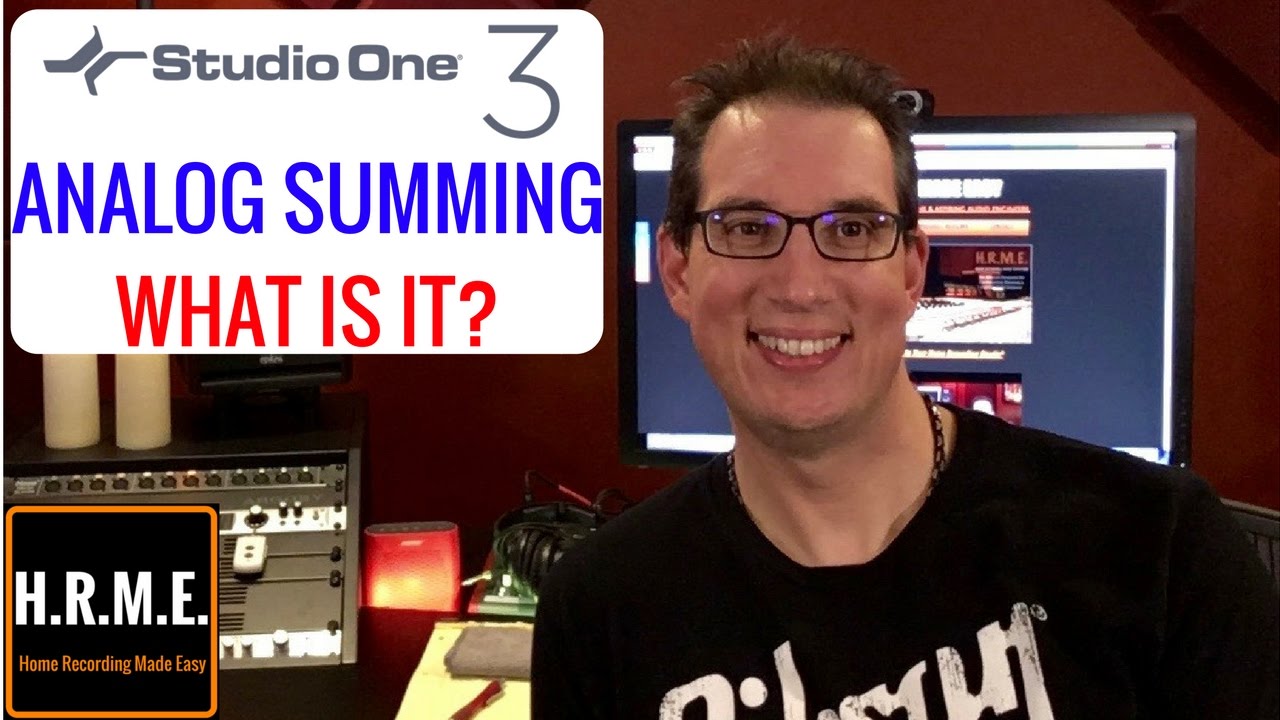 Presonus Studio One 3 -Analog Summing