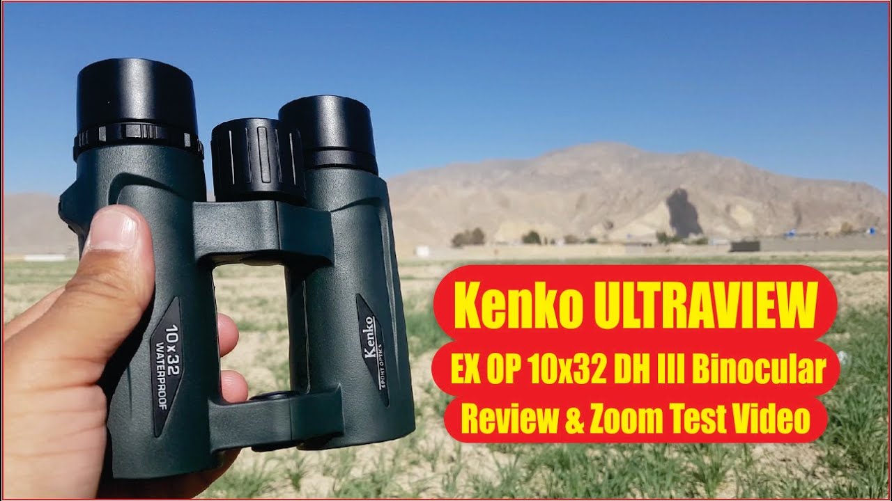 Kenko ULTRAVIEW EX OP 10x32 DH III Binocular Review and Zoom Test Video