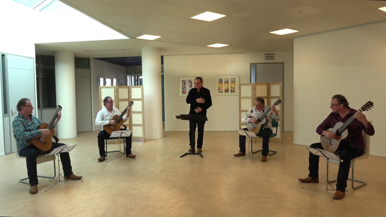 Guitar 'quarantet' (Peter Constant) plays R. Charlton Impromptu #5
