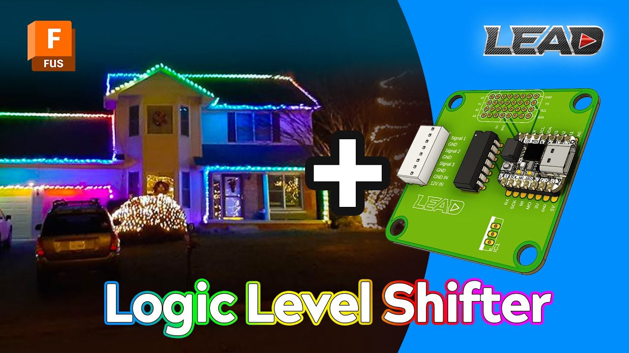 Creating A Custom PCB with Fusion | Logic Level Shifter PCB How To #Fusion #diy #electronics