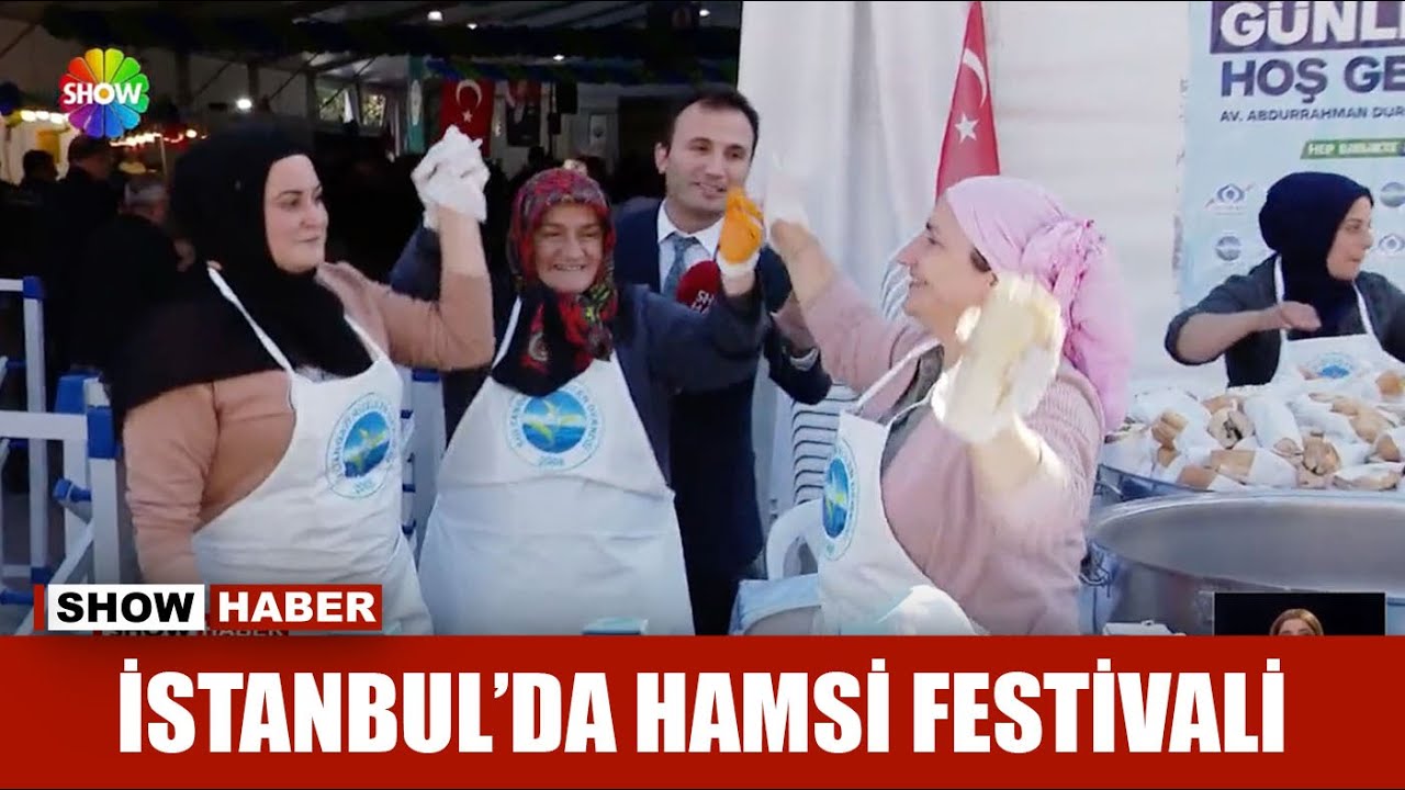 İstanbul'da hamsi festivali