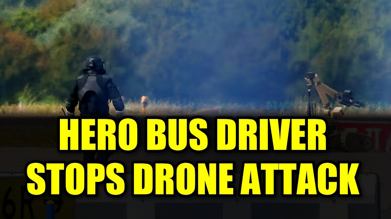 German Bus Driver's Daring Act: Stopping Explosive Drone at Leipzig Airport