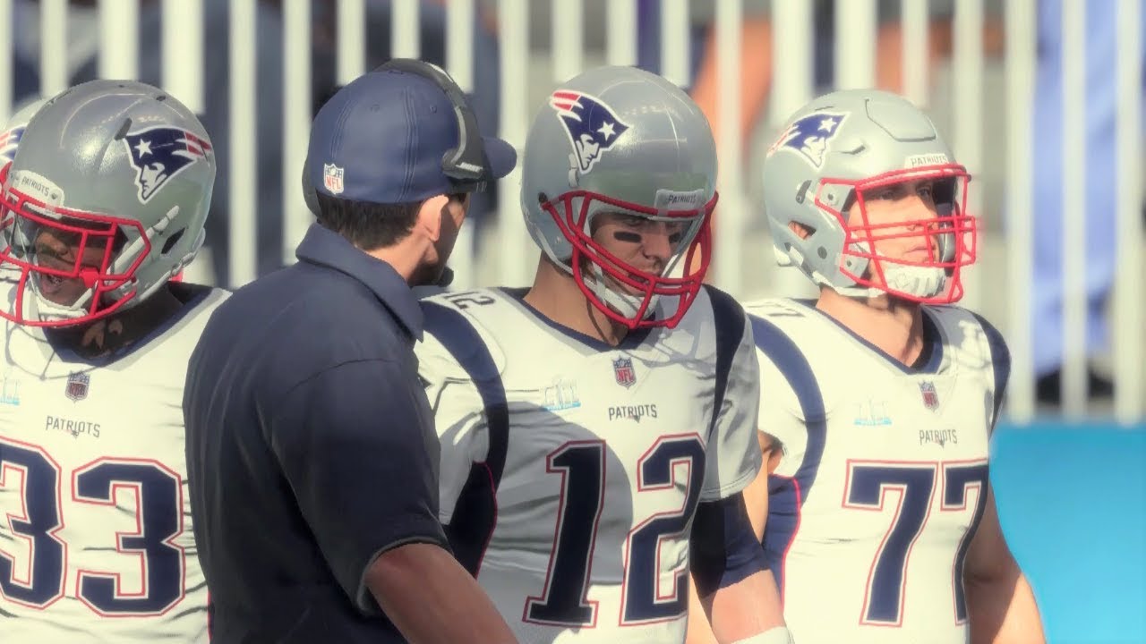 Super Bowl LII - New England Patriots vs Philadelphia Eagles Madden NFL 18