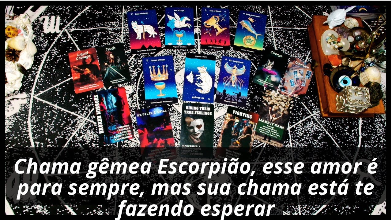 Chama gêmea Escorpião, esse amor é para sempre, mas sua chama está te fazendo esperar