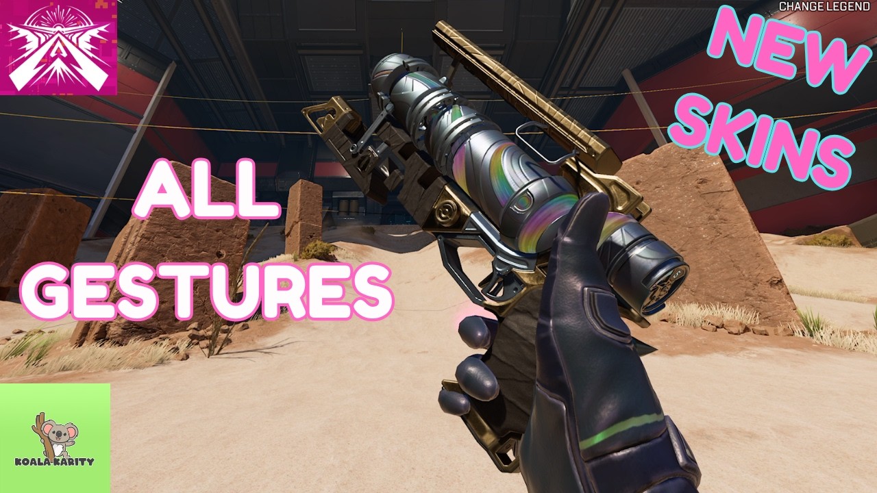New Evolutive Skin, Wingman (Rose Gold), S29 Store Update, All Gestures. [Apex Legends - May26]