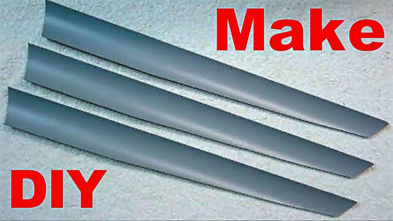 Homemade PVC Wind Turbine Blades 🔹 DIY