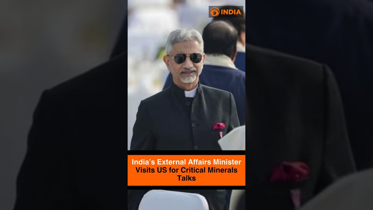 India&rsquo;s External Affairs Minister Visits US for Critical Minerals Talks