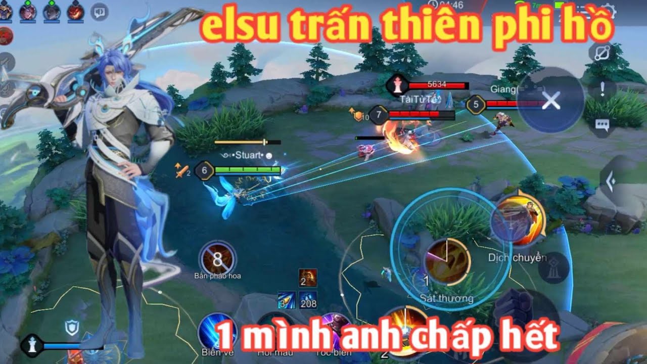 Liên Quân _ Lần Đầu Chơi Elsu Trấn Thiên Phi Hồ | Skin Đẹp Bắn Đâu Dính Đó Cực Phê
