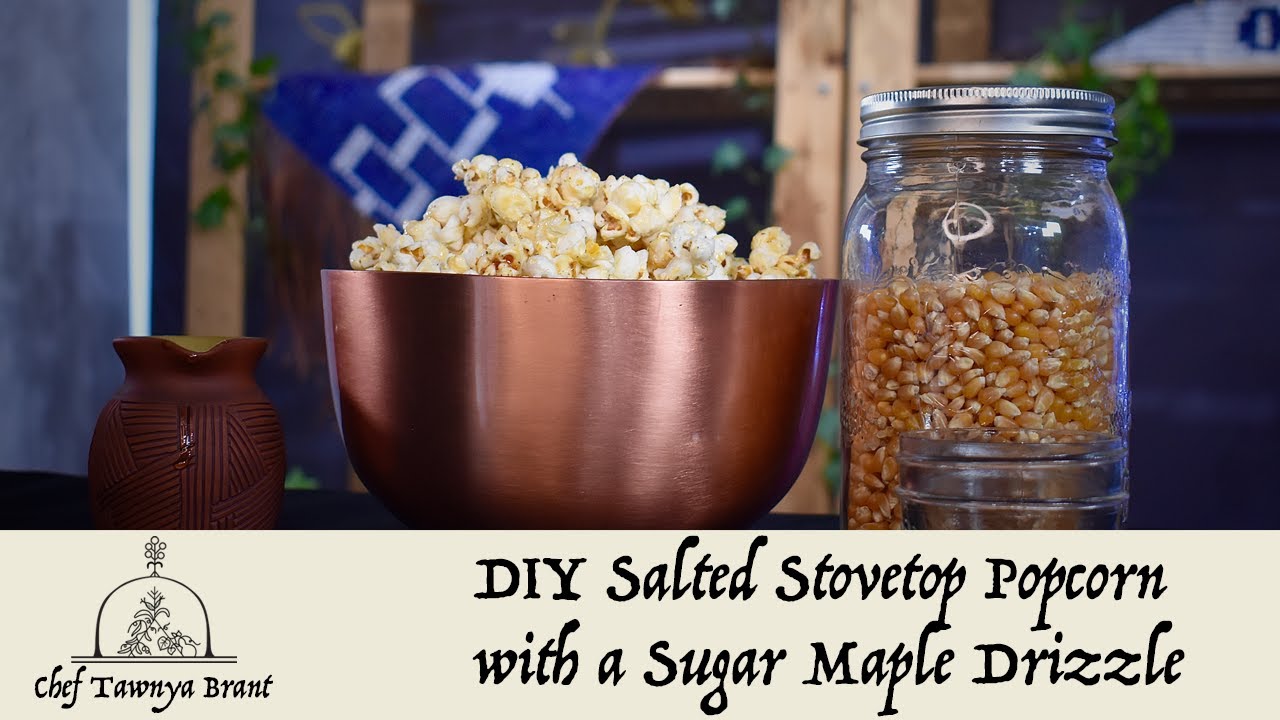 Mohawk Chef | DIY Stovetop Salty Maple Popcorn!