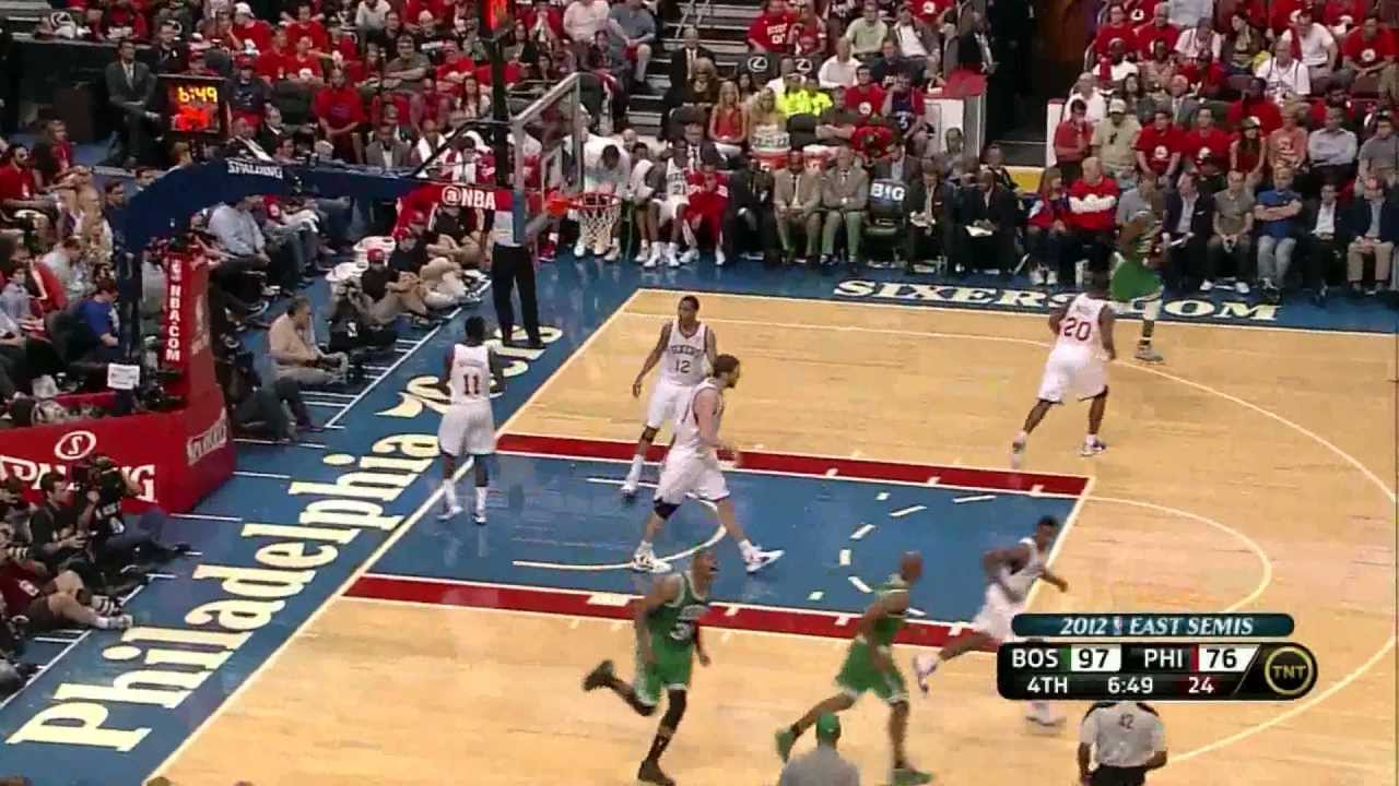 Rajon Rondo 23 points 14 assists vs Philadelphia Sixers full highlights game 3 NBA Playoffs 2012 HD