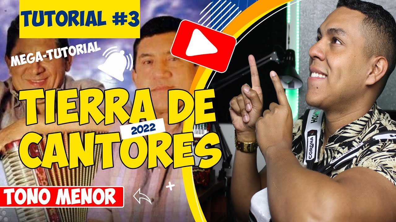 🔥Tutorial en TONO MENOR ( Tierra De Cantores, TUTORIAL DE ACORDEON )► PASO a PASO 🔥 CANCION #3